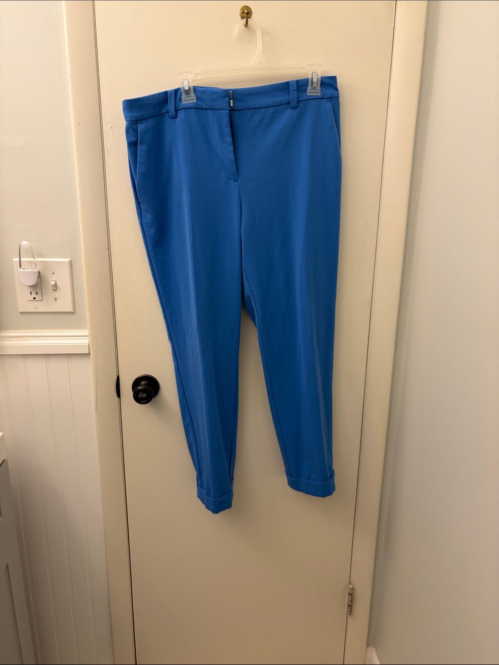 LOFT Blue Slim Trousers